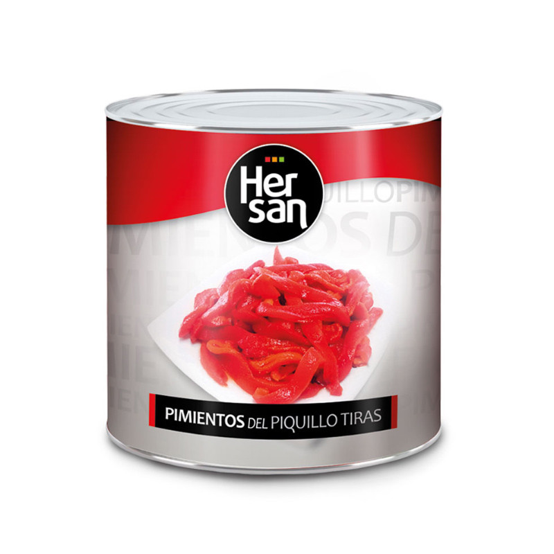 PIMIENTOS DEL PIQUILLO PERÚ TIRAS LATA 6/3Kg